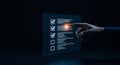Digital Checklist: Efficient Task Management & Project Completion on a Futuristic Interface