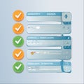 Digital Checklist UI for Task Management Royalty Free Stock Photo