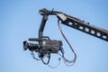 Digital Cinema Camera Loaded On A Crane
