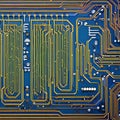 1168 Digital Circuit Board: A futuristic and high-tech background featuring a digital circuit board with intricate patterns, glo