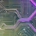 1168 Digital Circuit Board: A futuristic and high-tech background featuring a digital circuit board with intricate patterns, glo