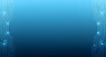 Digital circuit board pattern background design in deep blue gradient Royalty Free Stock Photo
