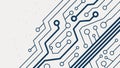 Digital Circuit Board Pattern Background, Technology Vector, Generative AI Royalty Free Stock Photo