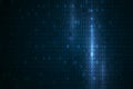Digital circuit line pattern technology and data privacy protection concept, lock, binary digits background. vector eps10