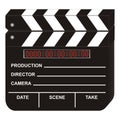 Digital Clapboard Royalty Free Stock Photo