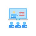 Digital Classroom Icon for Interactive Learning
