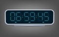 Digital clock counter