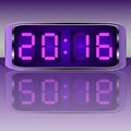 Digital Clock . Digital Uhr Nummer Royalty Free Stock Photo
