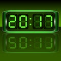 Digital Clock . Digital Uhr Nummer Royalty Free Stock Photo