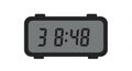 Digital clock displaying the time \
