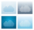 Digital cloud backgrounds