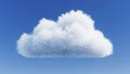 Digital Cloud in Blue Sky Representing Cloud Computing and Data Storage Royalty Free Stock Photo
