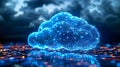 Digital Cloud Management: Streamlining Customer Interactions. Concept Cloud Automation, Customer