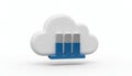 Digital Cloud Server Storage Royalty Free Stock Photo