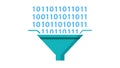 Digital Code Binary Screen Icon for Technology and Data, vector design Generative AI Royalty Free Stock Photo