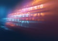 Digital code number abstract technology background