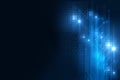 Digital code number abstract technology background