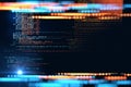 Digital code number abstract technology background