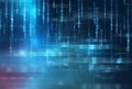 Digital code number abstract technology background