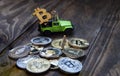 Digital coins, bitcoin, ethereum, ripple, litecoin