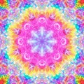 Digital colored mandala