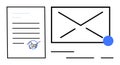Digital Communication and Document Signing with Simplified Graphics