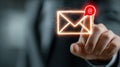 Digital communication and email notification concept Royalty Free Stock Photo