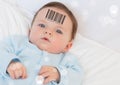 Clone baby with barcode