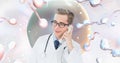 Doctor with sperm reproduction ovary for family planning Royalty Free Stock Photo