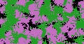 Digital composite image of green and purple abstract pattern on black background Royalty Free Stock Photo