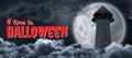 Composite image of digital composite image of time to halloween text Royalty Free Stock Photo