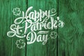 Digital composite of Patricks day greeting