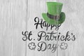 Digital composite of Patricks day greeting