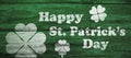 Digital composite of Patricks day greeting