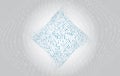 Digital computer code. Data transfer vector concept Royalty Free Stock Photo