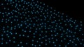 Digital computer data and network connection triangle lines and dots in futuristic technology concept background. Abstract graphic Royalty Free Stock Photo