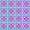 Seamless pattern with a circles in a delicate ÃÂolors Royalty Free Stock Photo