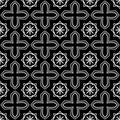 Seamless pattern with a decorative crosses