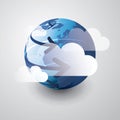 Cloud Computing Design Concept Royalty Free Stock Photo