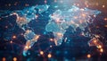 Digital Connectivity Tapestry: A Global Data Symphony. Concept Technology Trends, Data