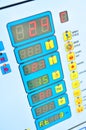 Digital control panel settings Royalty Free Stock Photo