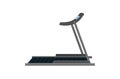 Digital controlled treadmill. Modern cardio trainer for sports running active workouts