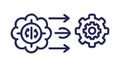 Digital Conversion System Integration, vector design Generative AI Royalty Free Stock Photo