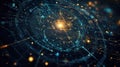 The Digital Cosmos, An Abstract Representation of Interconnected Data