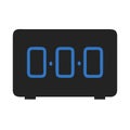 Digital Countdown Timer Display Vector Illustration for Technology and Design Royalty Free Stock Photo