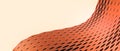 Digital Curve architecture concept of the Futuristic in the metaverse world and the connection of easily accessible technology