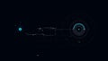 Digital cyber futuristic technology design element