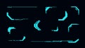 Digital cyber futuristic technology design element