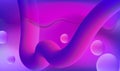 Background with Fluid Curve Elements