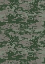 Digital dark green military camouflage texture background Royalty Free Stock Photo